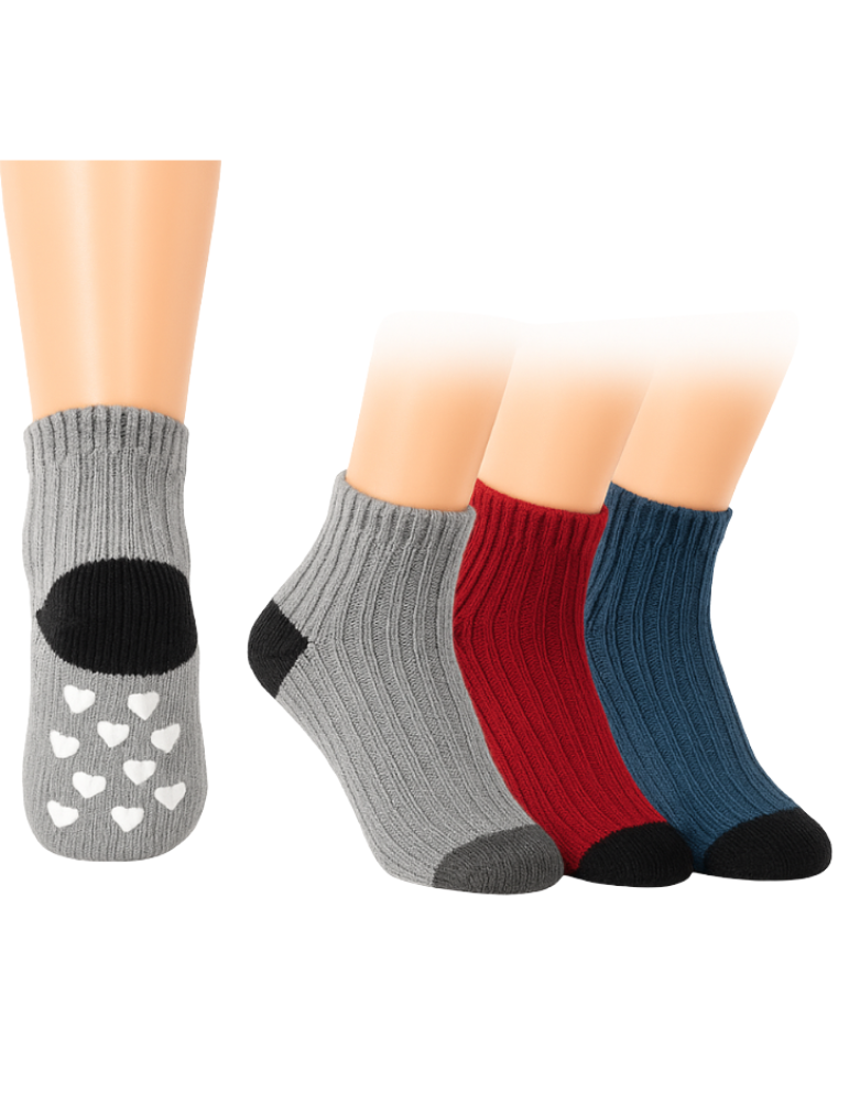 Socquettes ABS laine