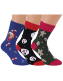 Chaussettes Noël en coton sans élastique