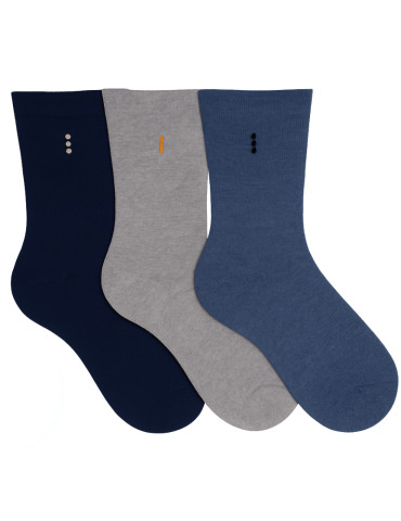 Chaussettes hommes sans élastique - Lot de 3 paires 2