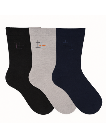 Chaussettes hommes sans élastique - lot de 3 paires 2