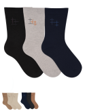 Chaussettes hommes sans élastique - lot de 3 paires