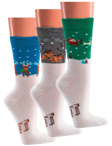 Chaussettes en coton Noël
