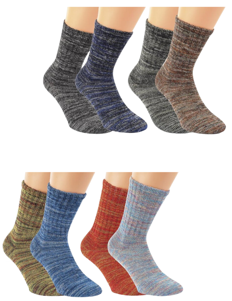 Chaussettes bambou hiver - Lot de 2 paires