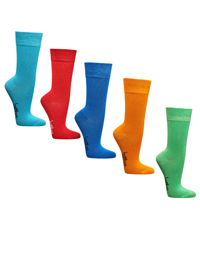 Chaussettes en bambou sans élastique - Lot de 3 paires