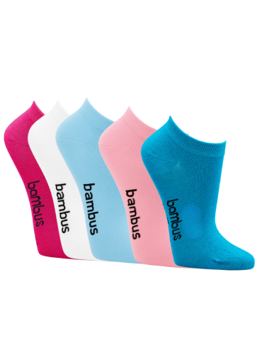 Chaussettes invisibles en bambou femme