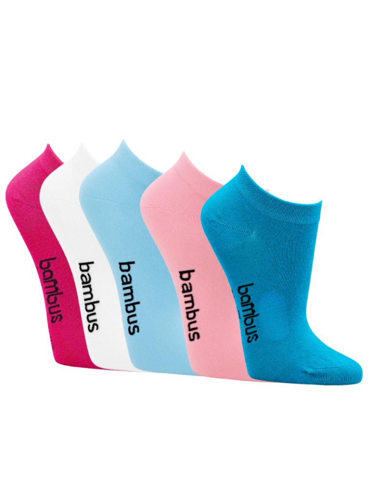 Chaussettes invisibles en bambou femme