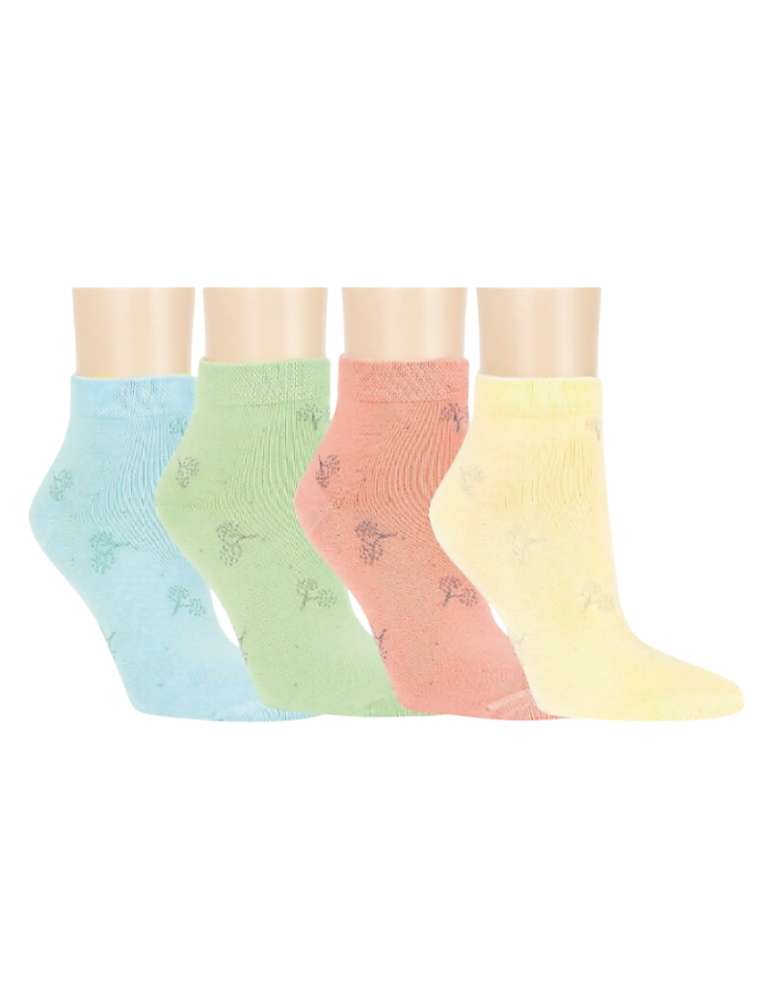 Socquettes courtes en bambou - Lot de 3 paires
