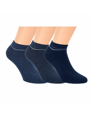 Chaussettes invisibles en coton - Lot de 3 paires