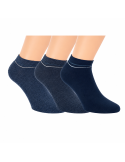 Chaussettes invisibles en coton - Lot de 3 paires