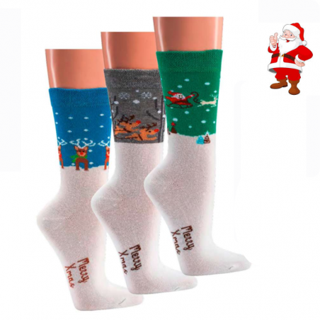 Chaussettes en coton Noël