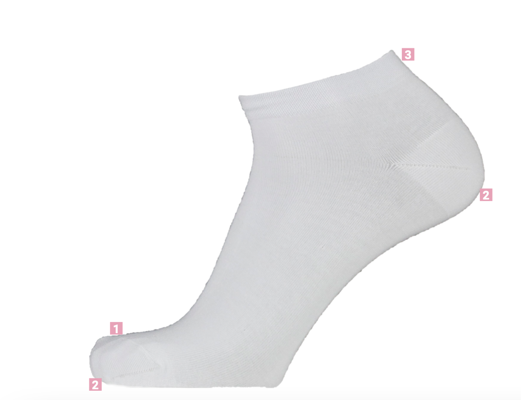 Lot de 2 paires de chaussettes femme coton bio Blanc - 38/41 Blanc